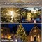2 Pack Solar String Lights Outdoor, 200 LED Extra-Long 72FT Solar Powered Lights with 8 Lighting Modes, Waterproof Outdoor Lighting Decoration for Garden, Patio, Balcony, Xmas, Wedding, Party